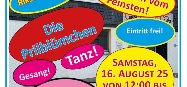 Sommer- und Nachbarschaftsfest der AWO und Stadtmeisterschaften im Kegeln Das Sommer- und Nachbarschaftsfest der AWO findet in diesem Jahr am 16. August zwischen 12:00 und 19:00 Uhr statt. Gleichzeitig mit dem Sommerfest der AWO lädt die Keglervereinigung zur Stadtmeisterschaft im Kegeln ein. Nach vielen Jahren wollen die Kegler damit eine alte Tradition wiederaufleben lassen und laden alle Wülfrather Kegler zu einem Wettkampf um die Wülfrather Kegelkrone auf die Kegelbahn im AWO-Treff ein. Beim Sommer- und Nachbarschaftsfest wartet die AWO mit einigen Neuerungen auf. So werden zum Beispiel zu einer Rikschafahrt in Wülfrath eingeladen. Durch die neue Partnerschaft mit dem Haus August von der Twer durch das Café der Begegnung, wird die Rikscha auch dort Halt machen, Gäste abzuholen. Natürlich treten auch in diesem Jahr wieder die Prilblümchen aus Hilden auf und sorgen für Stimmung und animieren die Gäste das Tanzbein zu schwingen. Mit Sylvia aus Mülheim an der Ruhr kehrt nach ein paar Jahren auch wieder die „Mölmsche Drehorgel“ in den AWO-Treff an der Schulstraße zurück. Erstmals seit Baubeginn der KiTa wird auch wieder die Terrasse im Untergeschoss nutzbar sein und den Gästen ermöglichen Ihren Kaffee draußen zu sich zu nehmen. Insbesondere die Gäste und Wettkämpfer auf der Kegelbahn werden davon Gebrauch machen. Zu den Stadtmeisterschaften: Es werden in fünf Klassen Meisterschaften ausgekegelt. Der Höhepunkt dabei wird sicher die Mannschaftsmeisterschaft der Mix-Mann(Frau)schaften sein. Alle Kegel-Klubs in Wülfrath, aber auch alle, die sich mal an Kegel und Kugel probieren wollen, sind aufgerufen sich und ihre Mannschaften anzumelden. Neben dem Mannschaftswettbewerb wird es Stadtmeister in der männlichen und der weiblichen Jugend geben und es werden natürlich Stadtmeister bei den Damen und den Herren ausgekegelt. Gewertet werden 40 Wurf in die Vollen und das Startgeld beträgt 2,00 Euro (Jugendliche 1,00 Euro). Anmelden zur Stadtmeisterschaft im Kegeln kann man sich am einfachsten unter der E-Mail-Adresse: keglerwuelfrath@aol.com oder direkt vor Ort während der Stadtmeisterschaften.