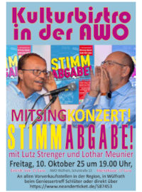Lutz Strenger und Lothar Meunier – Stimmabgabe