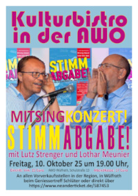 Lutz Strenger und Lothar Meunier – Stimmabgabe