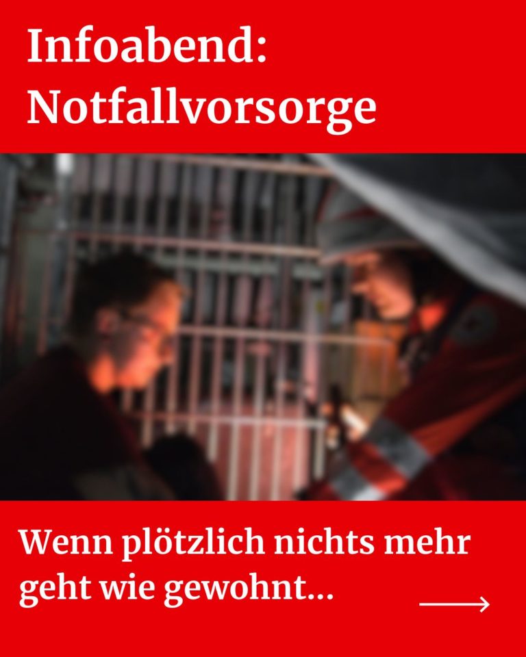 DRK – AWO Infoabend: Notfallvorsorge DRK – AWO Infoabend: Notfallvorsorge