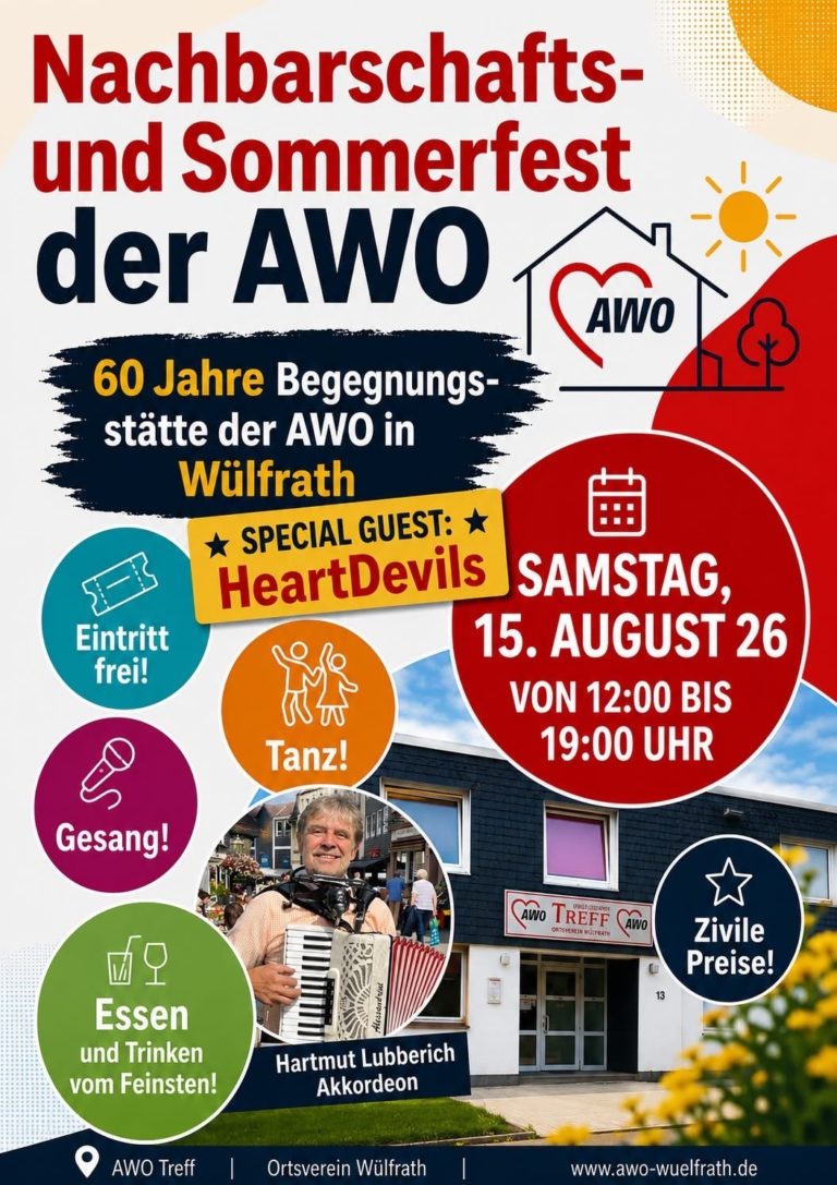 Sommer- und Nachbarschaftsfest der AWO Sommer- und Nachbarschaftsfest der AWO