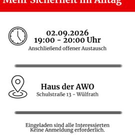 Einladung zum Vortrag – Sturzprävention