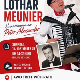 Lothar Meunier – im Sonntagscafe in der AWO