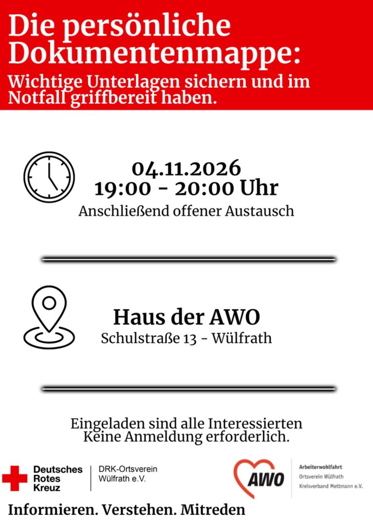 Die persönliche Dokumentenmappe Die persönliche Dokumentenmappe